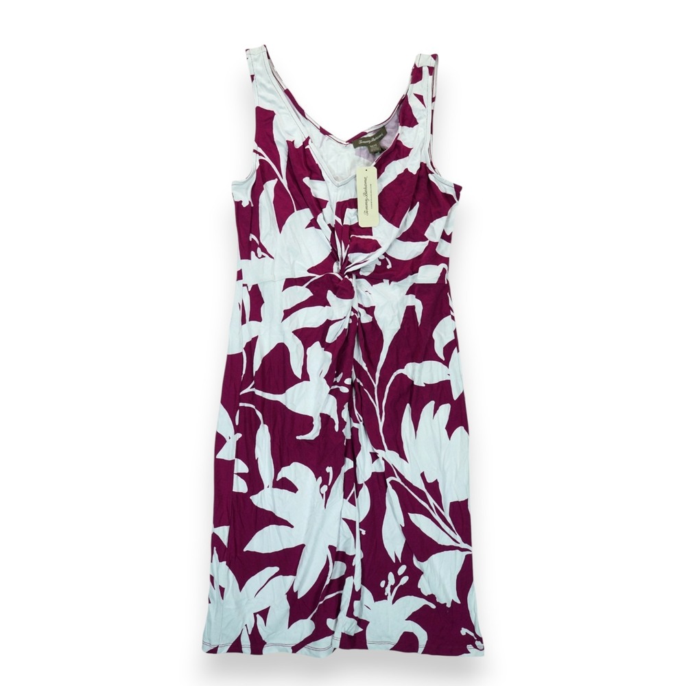 NWT Tommy Bahama Banana Blossom Dress Size Medium Floral ~ Sleeveless MSRP $138